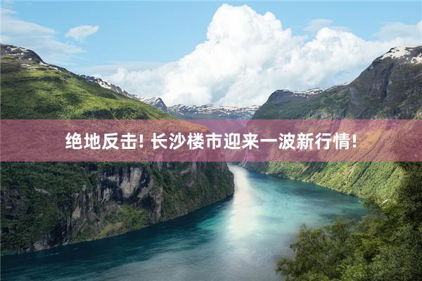 绝地反击! 长沙楼市迎来一波新行情!